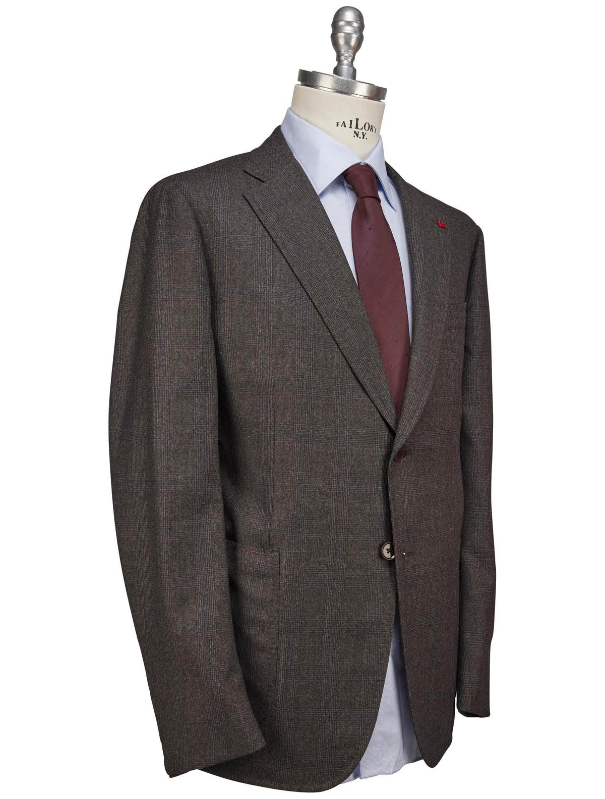 Isaia Isaia Multicolor Wool Suit Multicolor 001