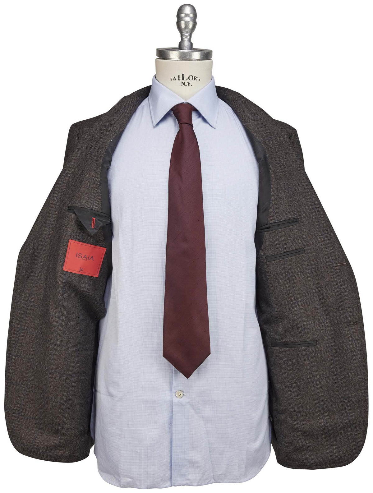 Isaia Multicolor Wool Suit