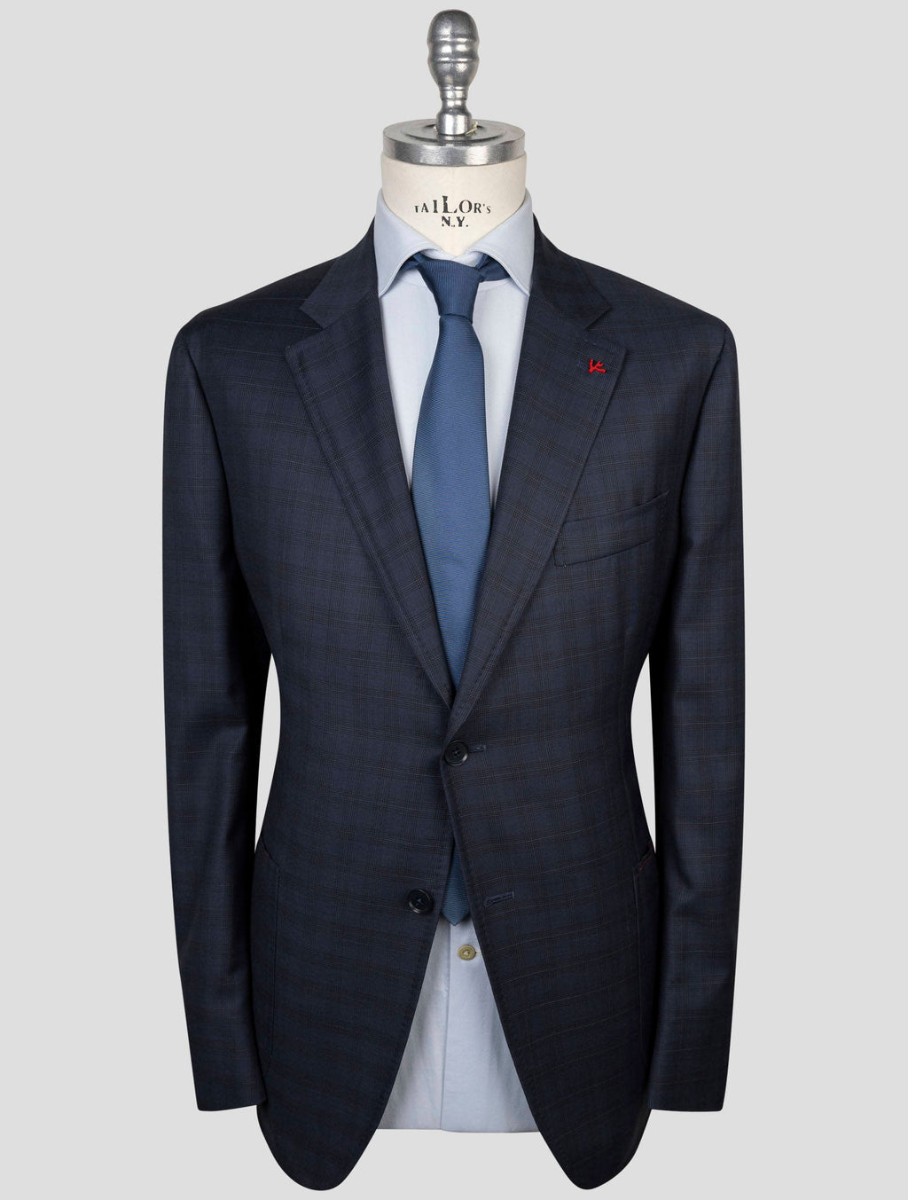 Isaia Blue Wool Suit