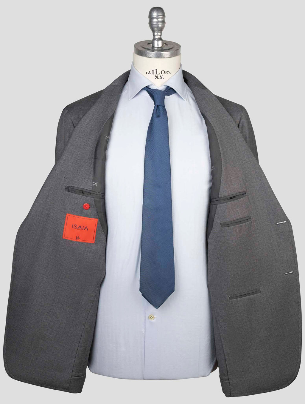 Isaia Gray Wool Suit