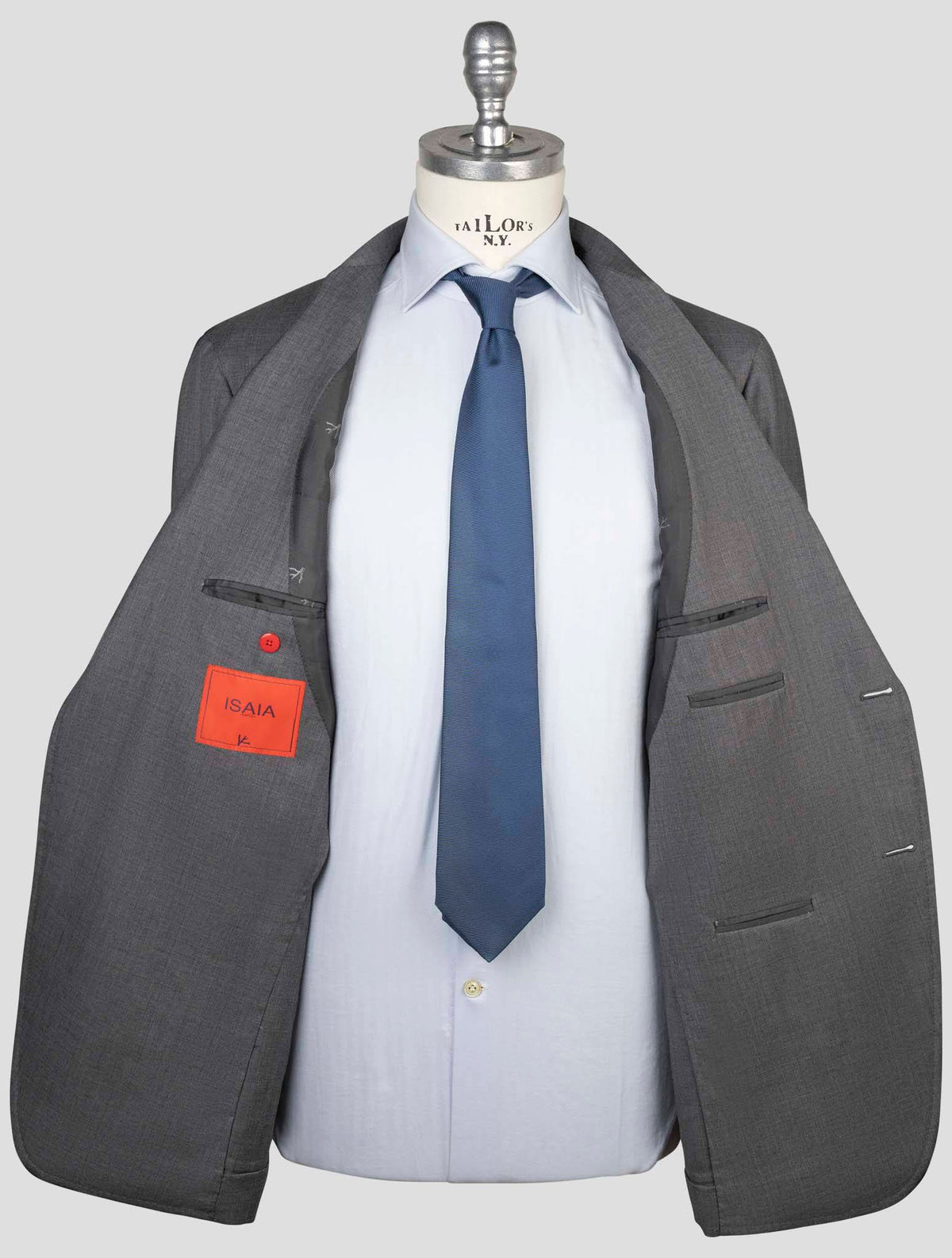Isaia Gray Wool Suit