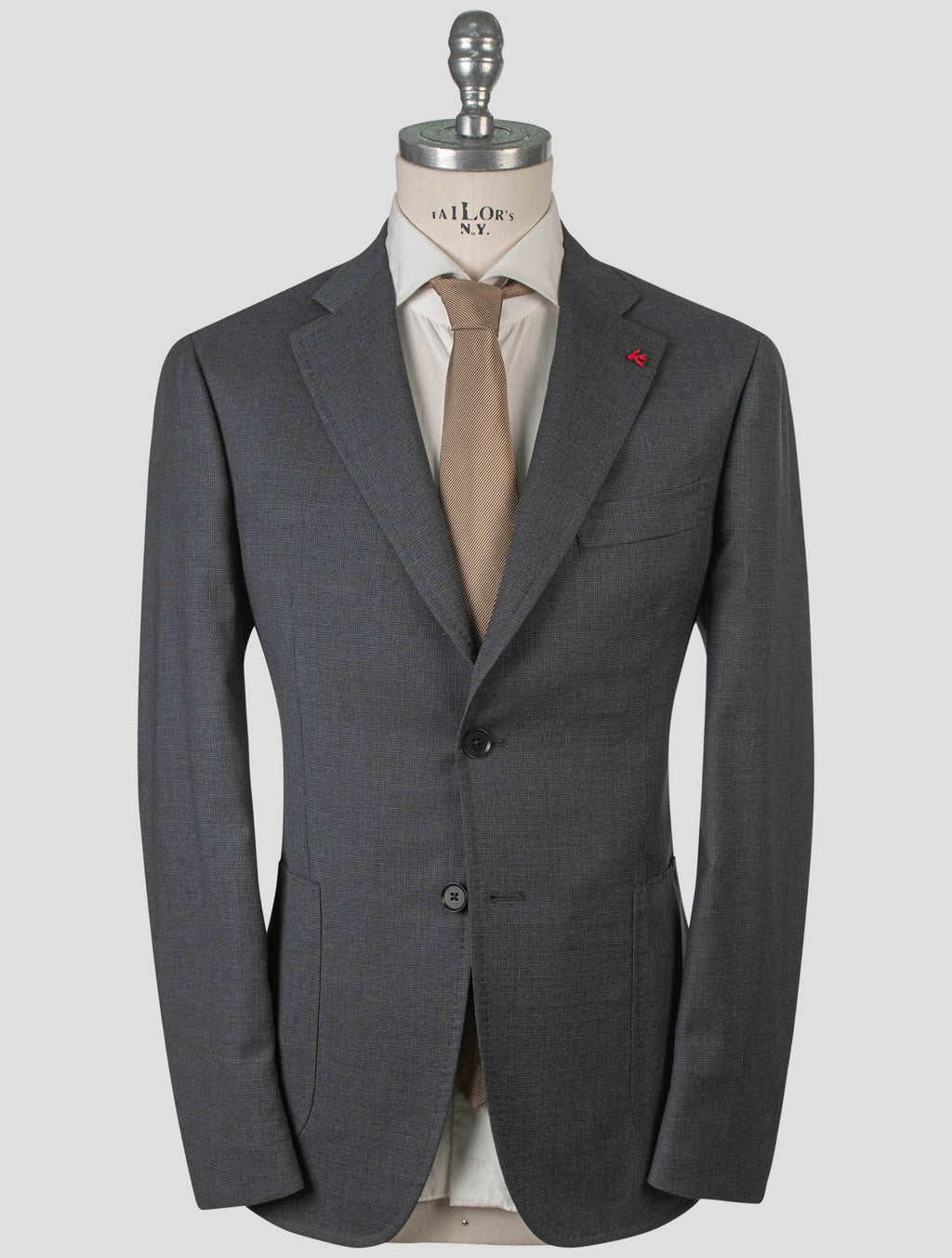 Isaia Gray Wool Suit