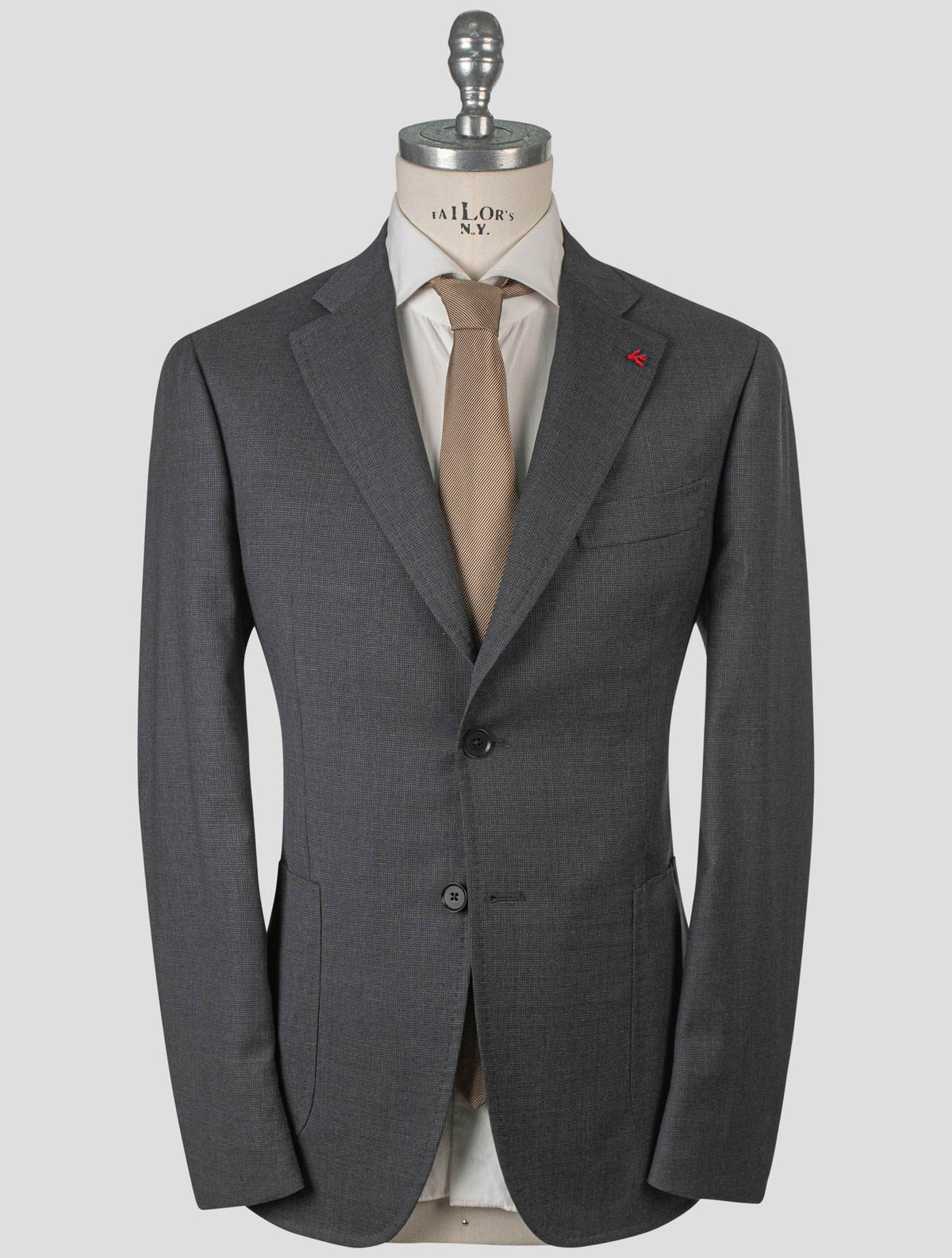 Isaia Gray Wool Suit