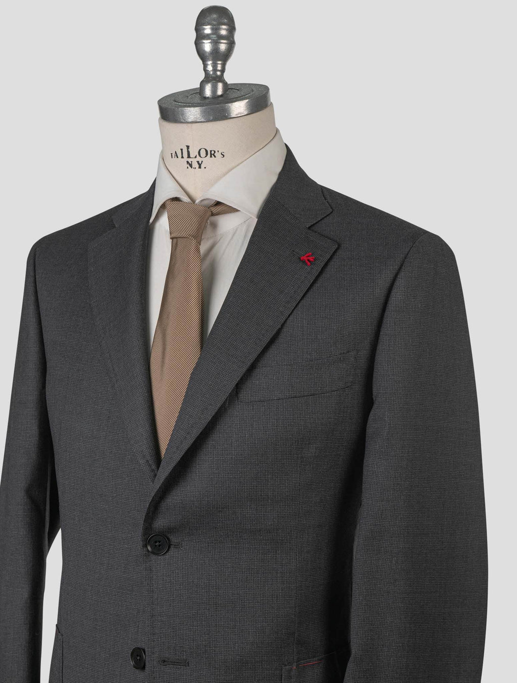 Isaia Gray Wool Suit
