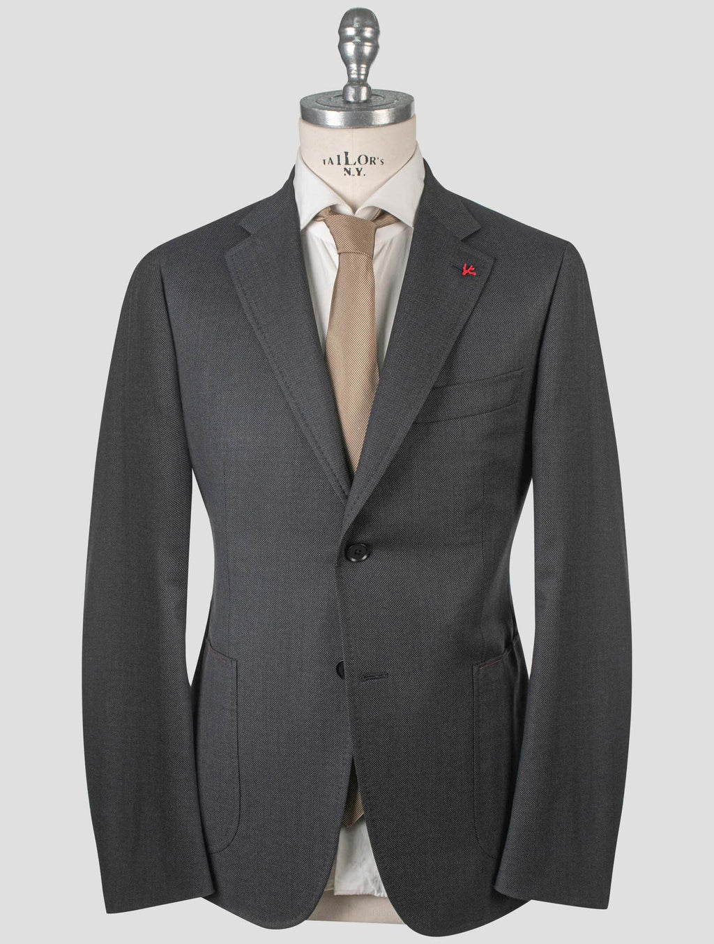 Isaia Gray Wool Suit