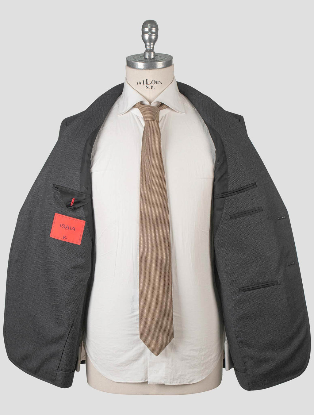 Isaia Gray Wool Suit