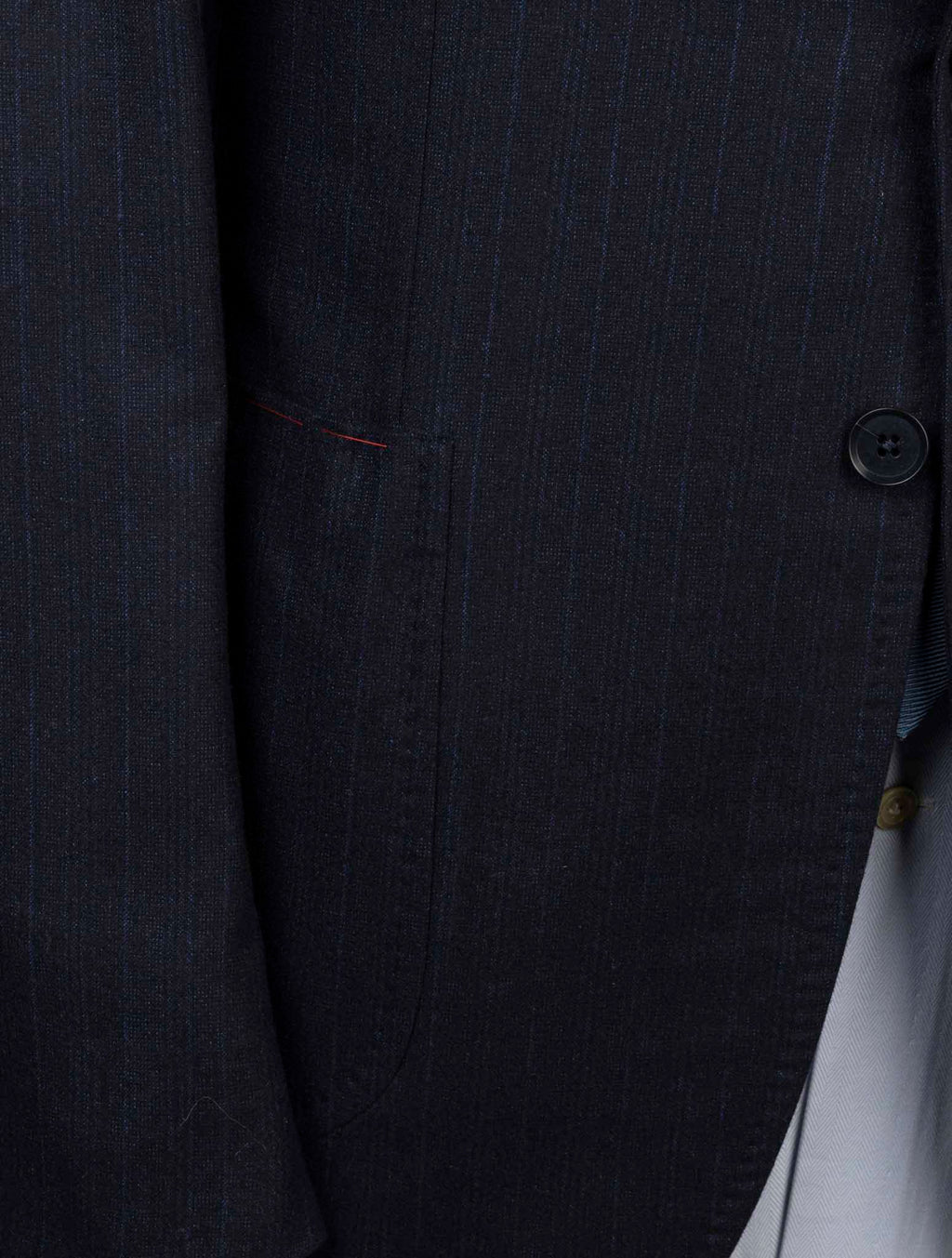 Isaia Blue Wool Silk Suit