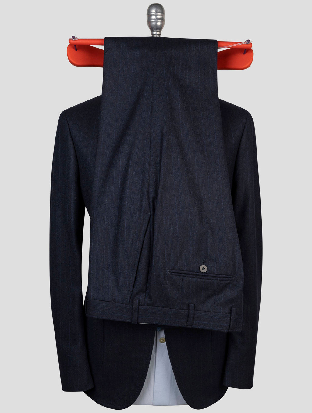 Isaia Blue Wool Silk Suit