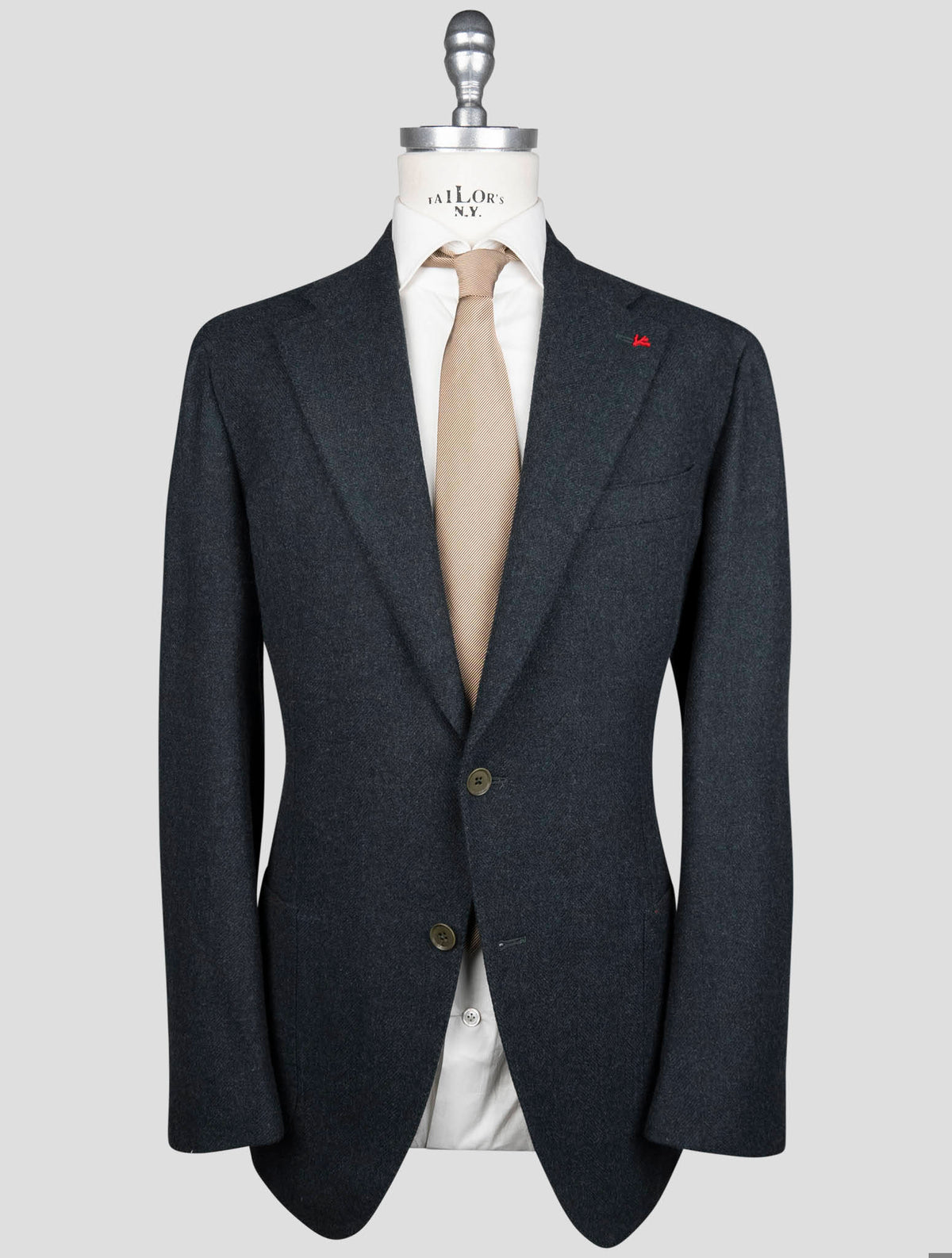 Isaia Green Wool Blazer