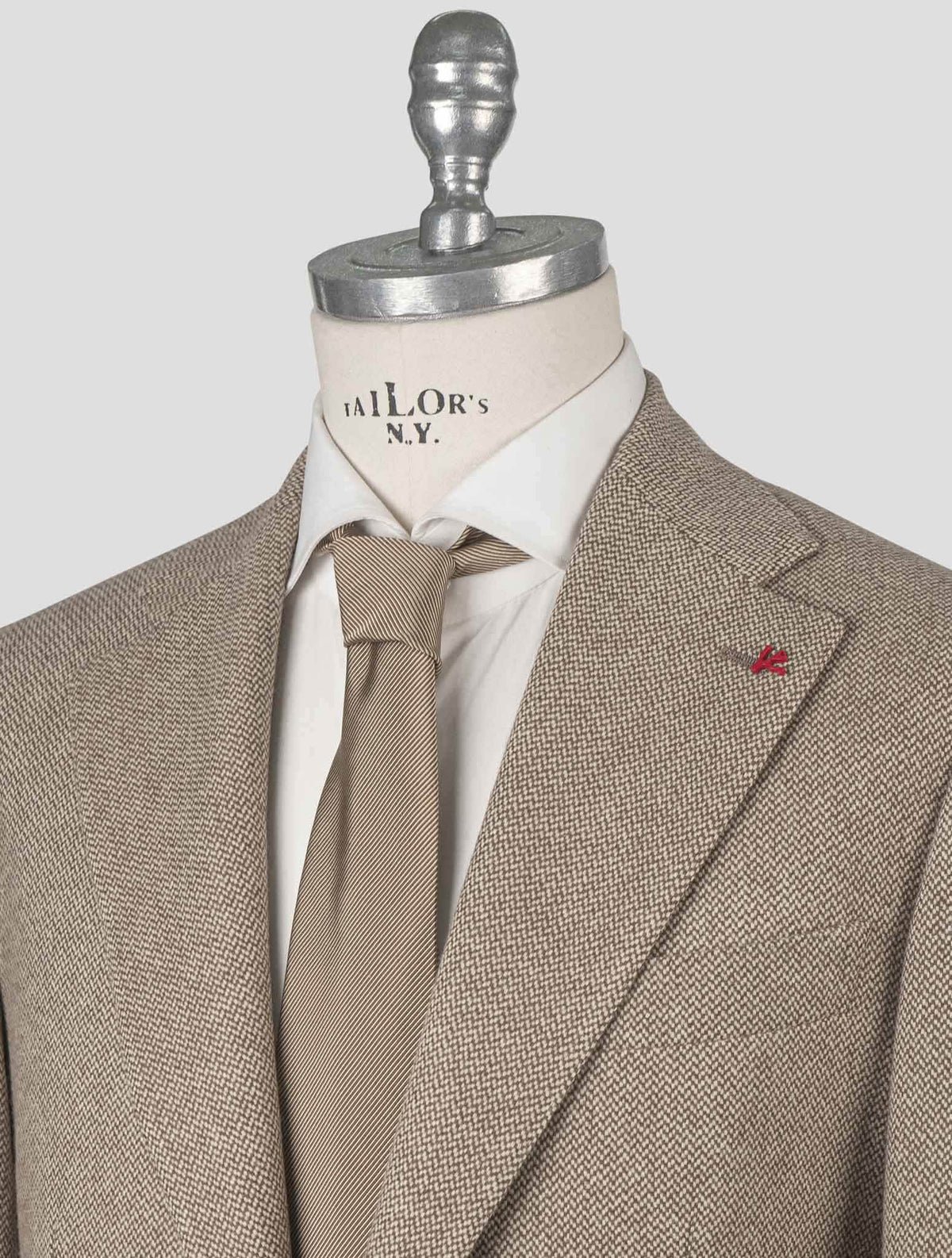 Isaia Beige Wool Cashmere Blazer