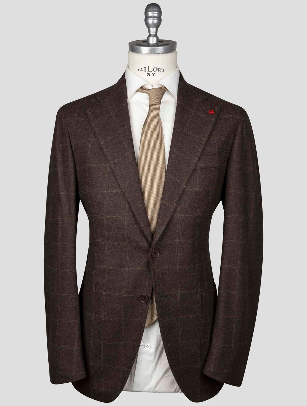 Isaia Isaia Brown Wool Cashmere Blazer Brown 000