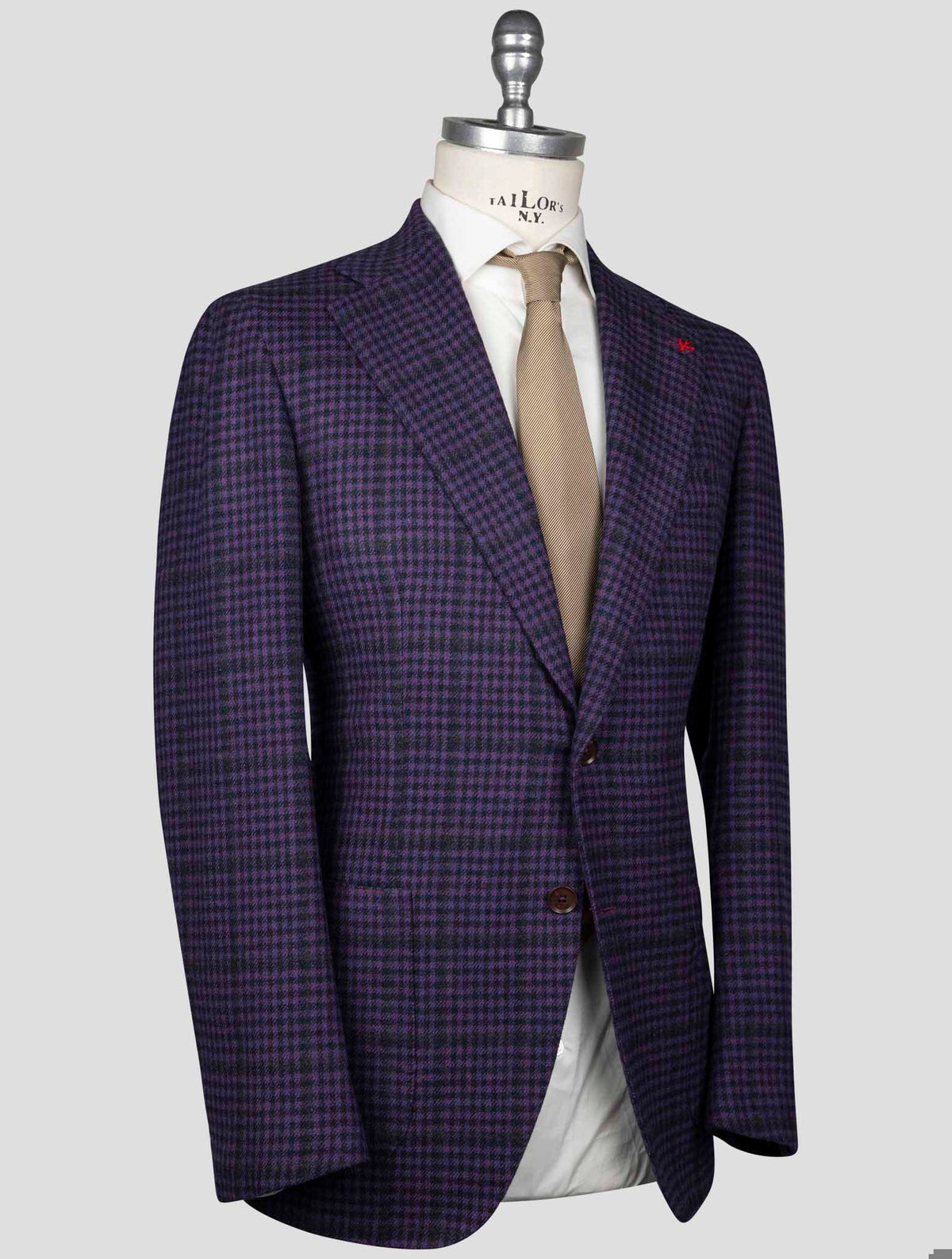 Isaia Isaia Violet Wool Cashmere Blazer Violet 001