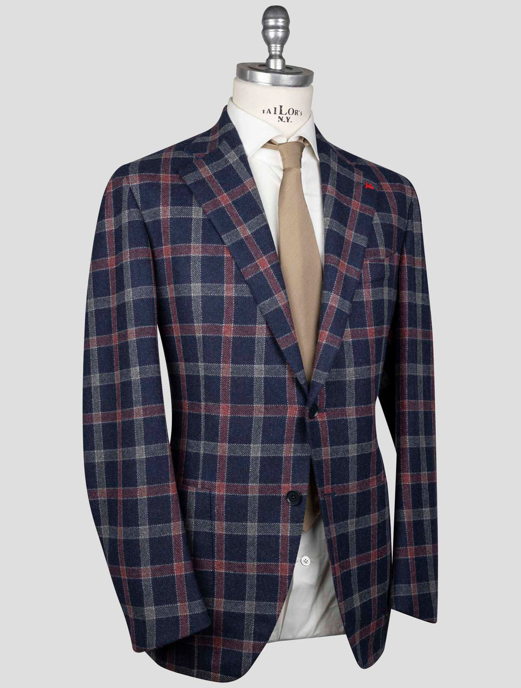 Isaia Isaia Multicolor Wool Blazer Multicolor 001