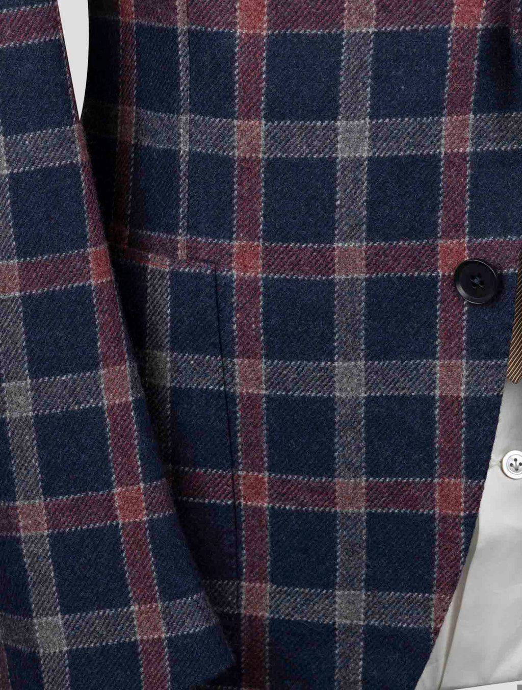 Isaia Multicolor Wool Blazer