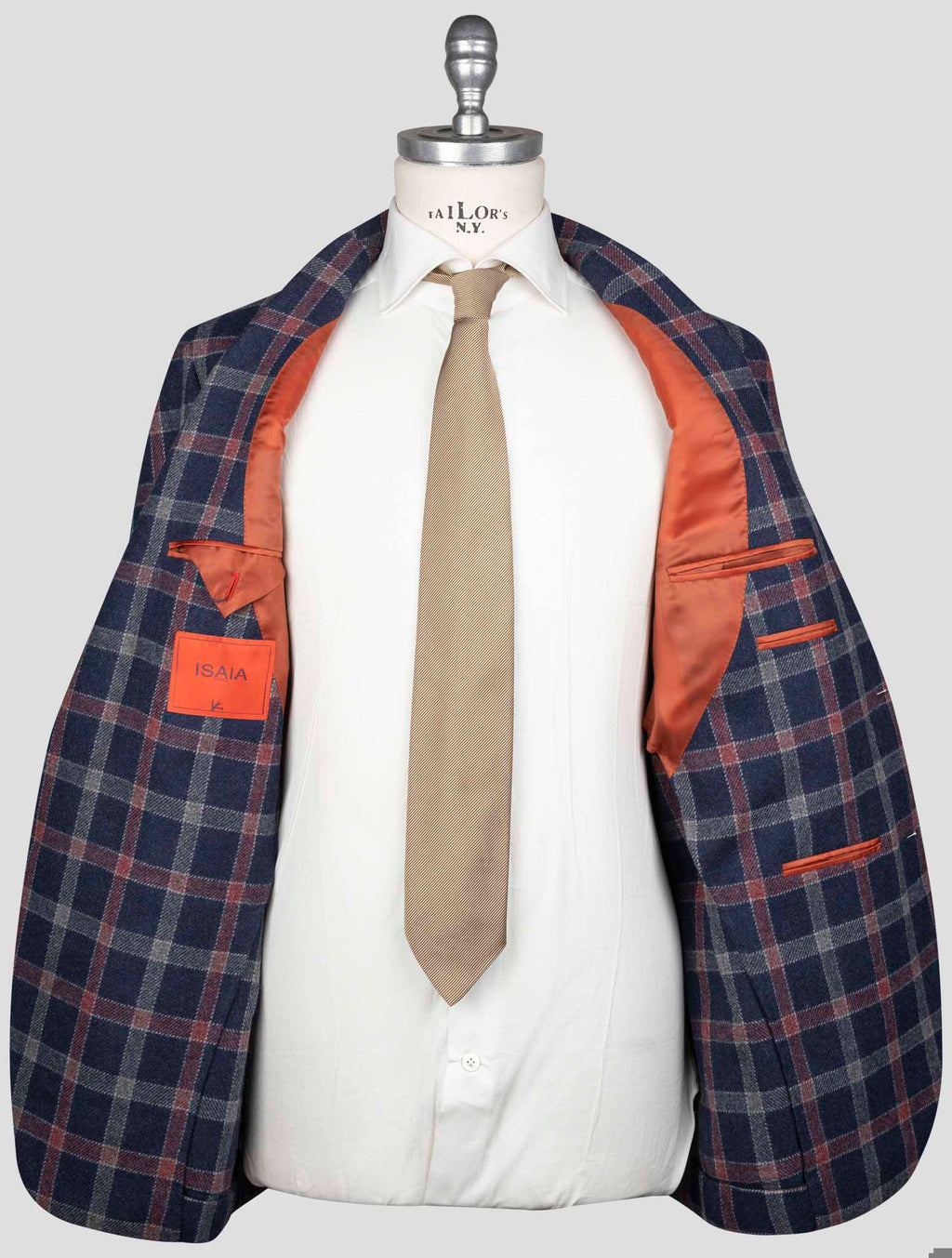 Isaia Multicolor Wool Blazer