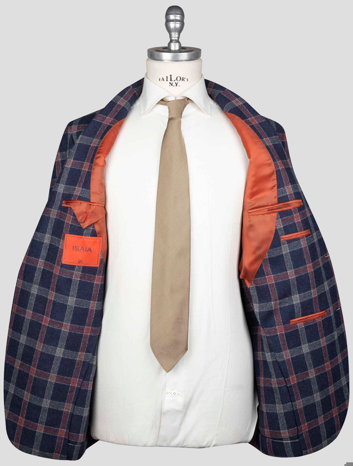 Isaia Multicolor Wool Blazer