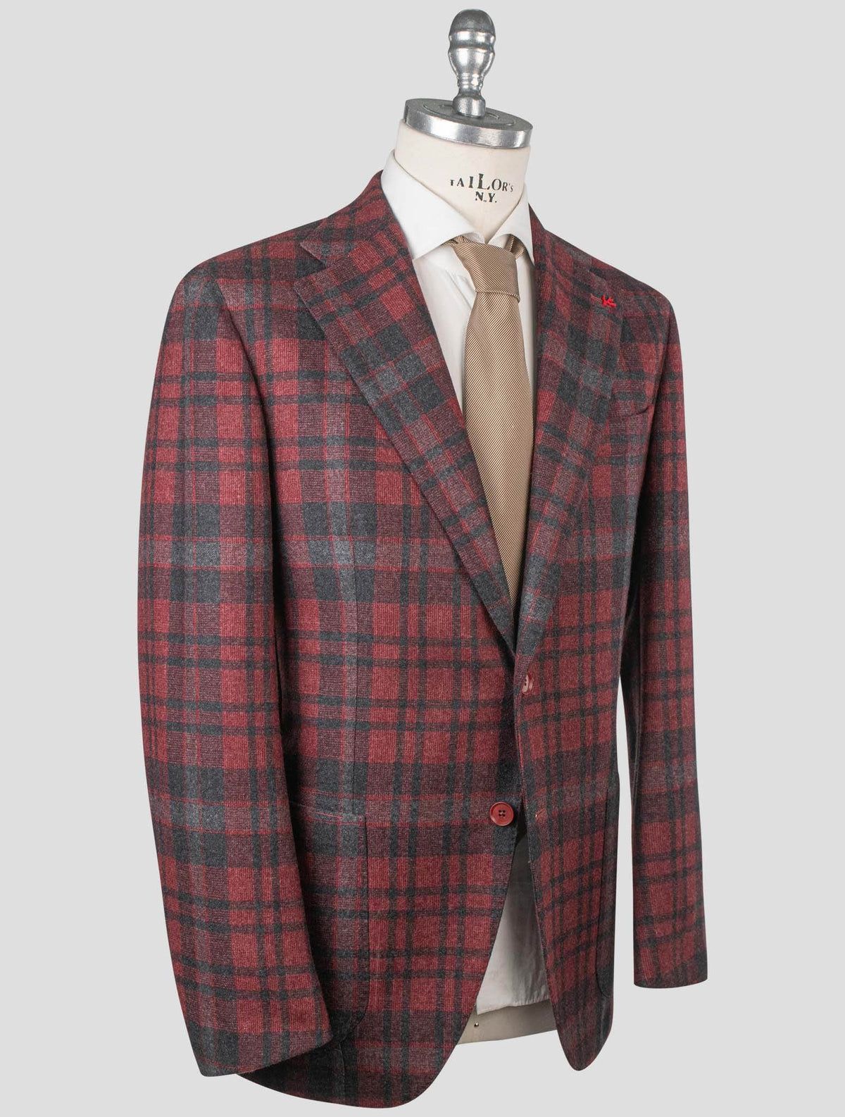 Isaia Isaia Multicolor Wool Cashmere Blazer Multicolor 001