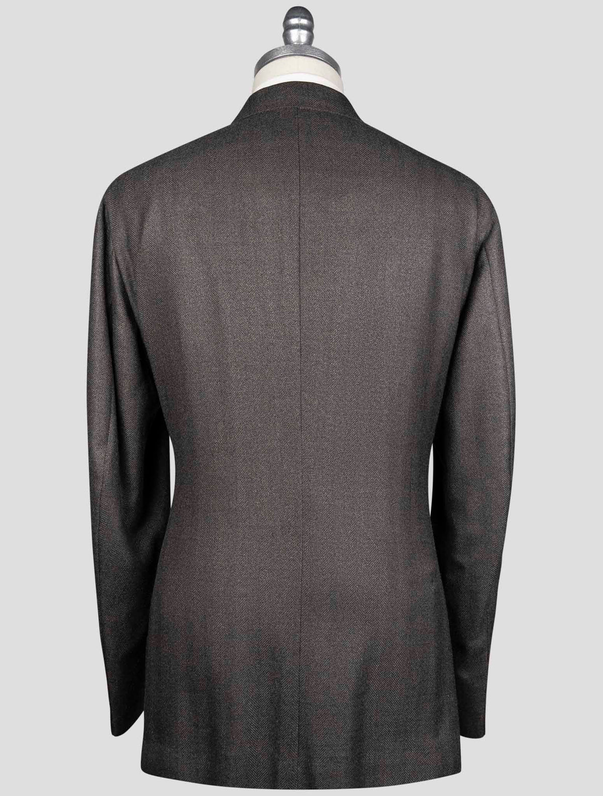 Isaia Brown Silk Wool Blazer