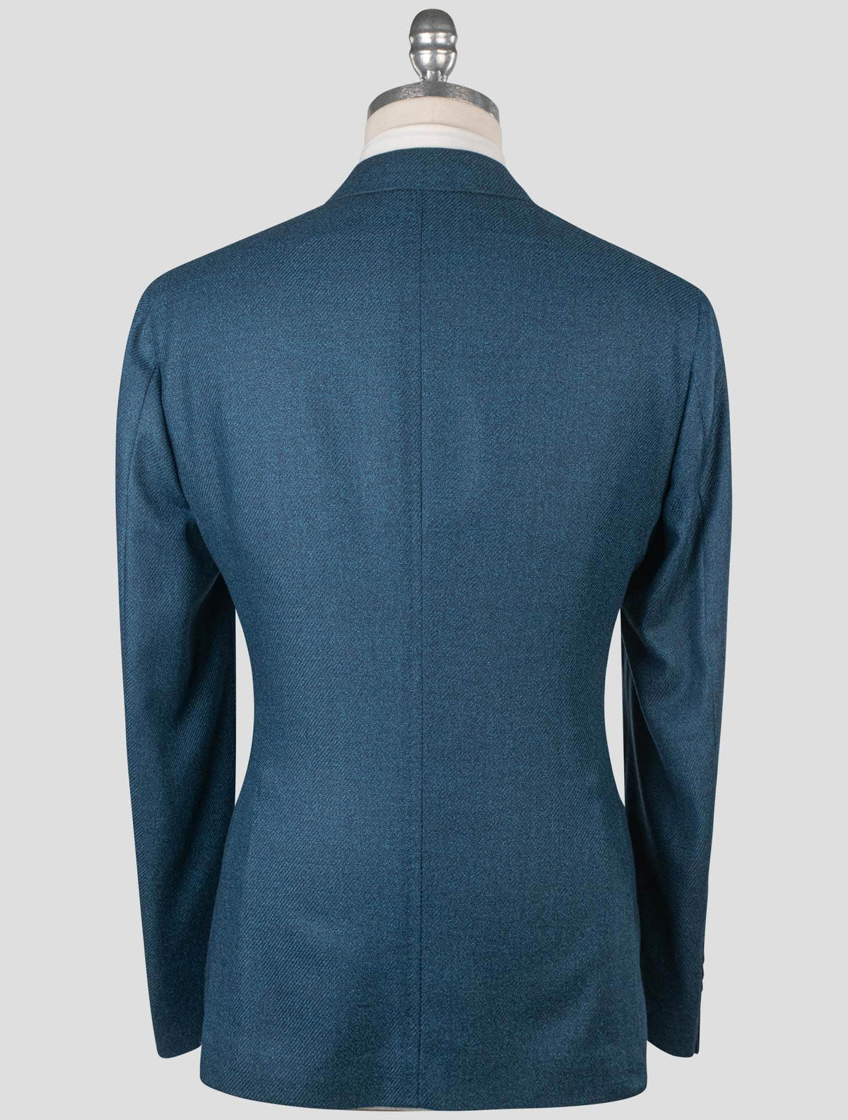 Isaia Blue Wool Silk Blazer