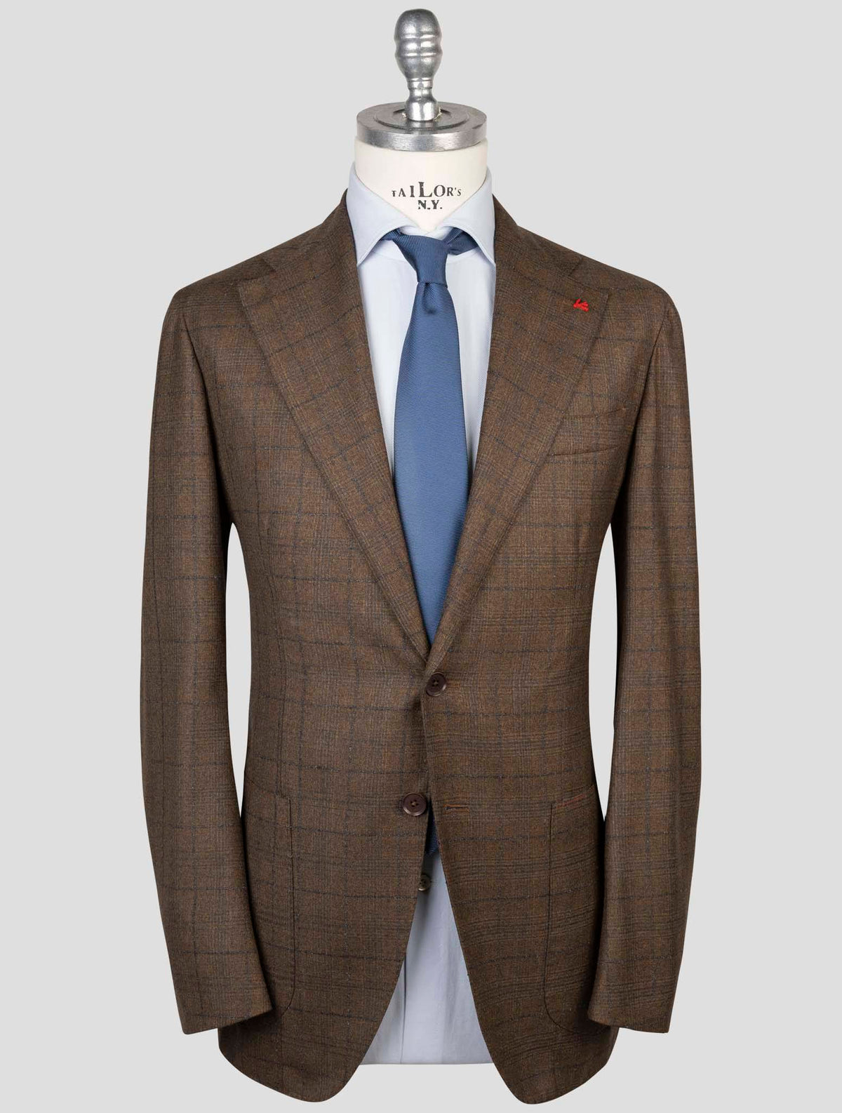 Isaia Isaia blue Brown wool Cashmere Suit blue / Brown 000