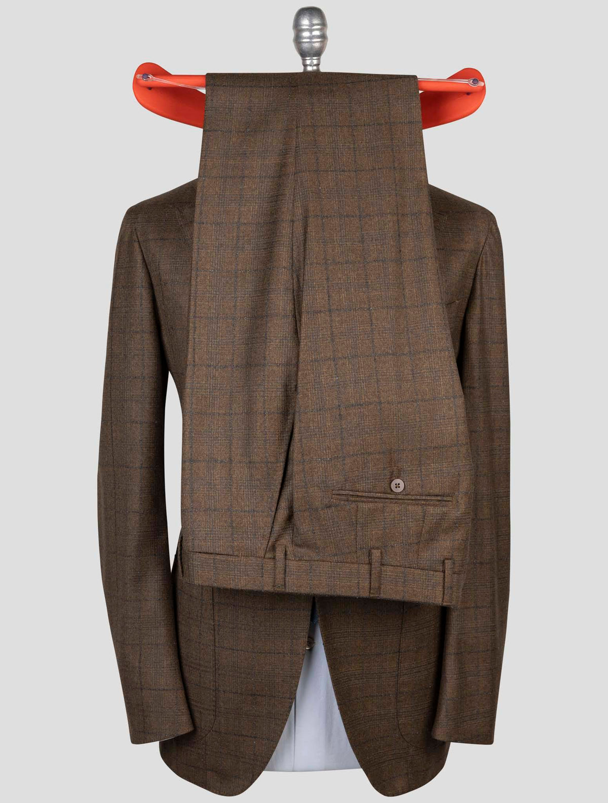 Isaia blue Brown wool Cashmere Suit