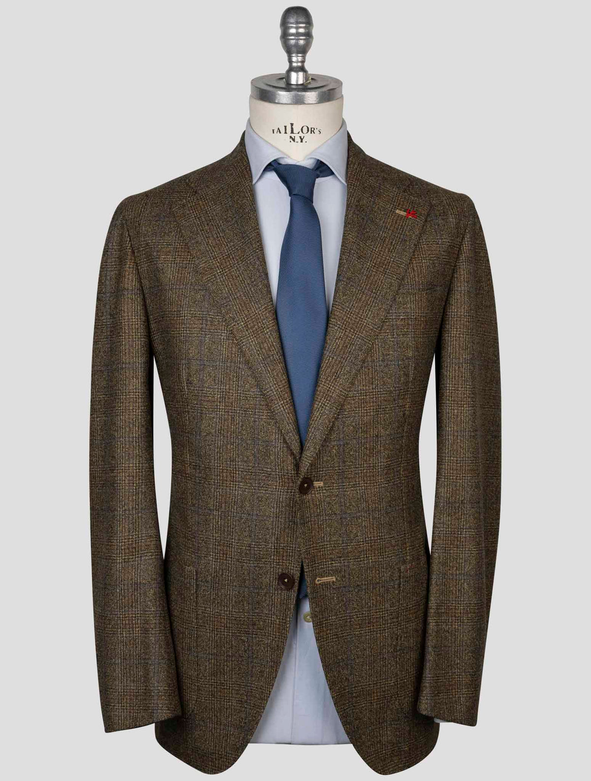 Isaia Yellow Wool Suit