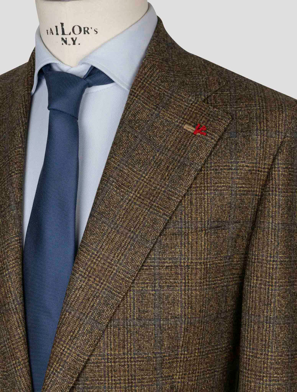 Isaia Yellow Wool Suit