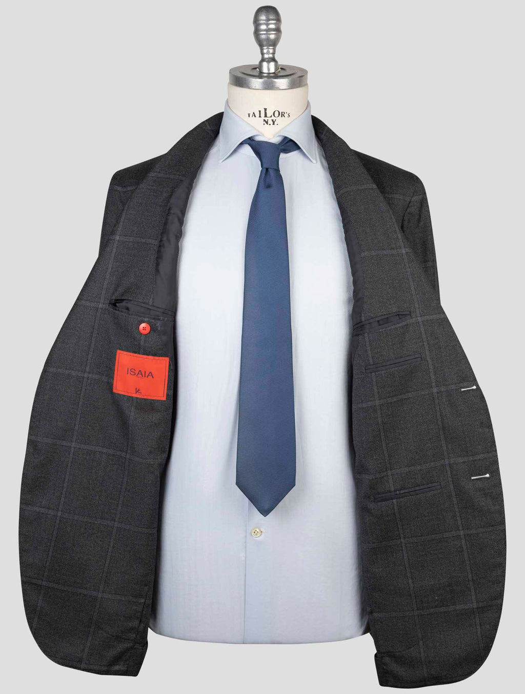 Isaia Gray Wool Suit