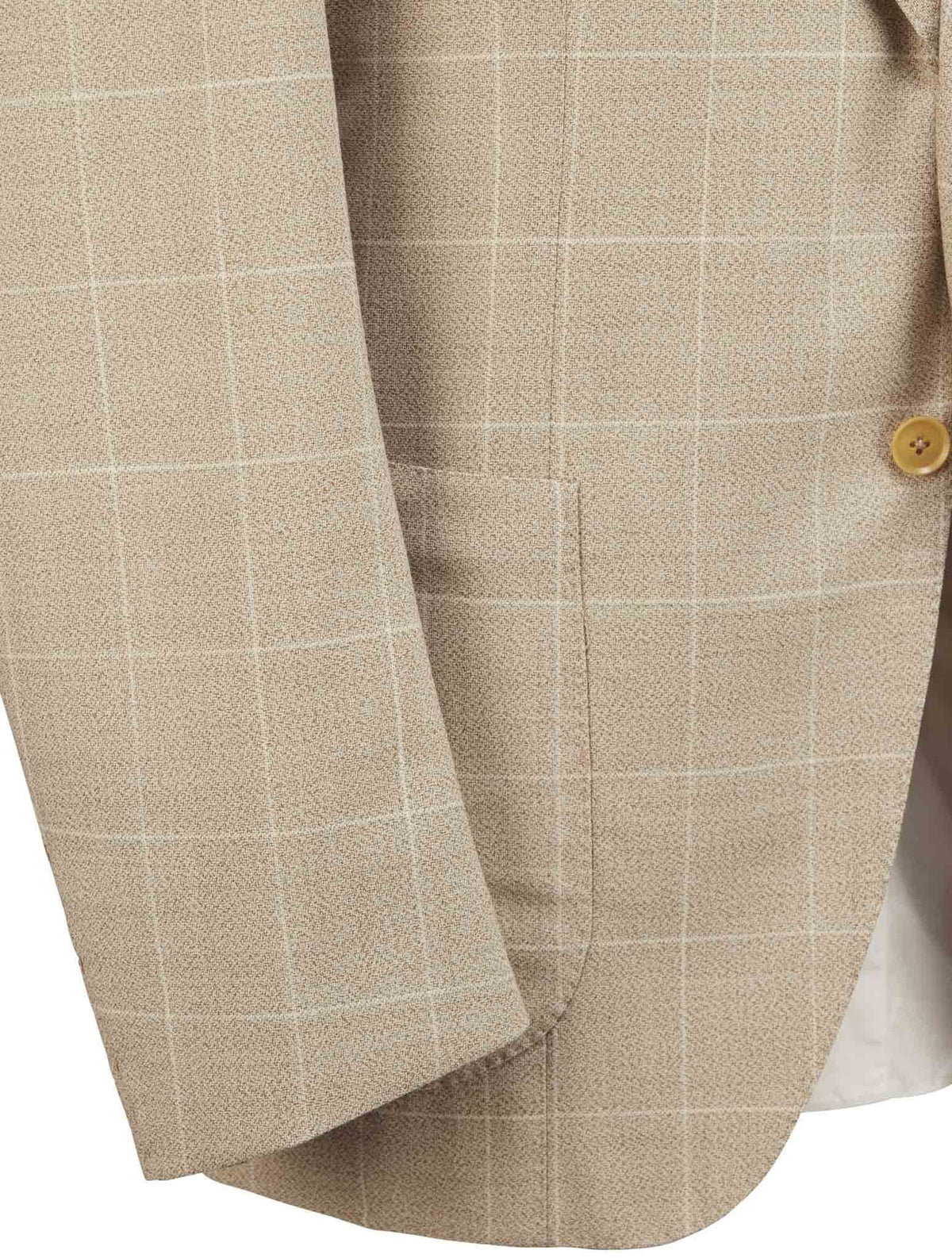 Isaia Beige Wool Suit