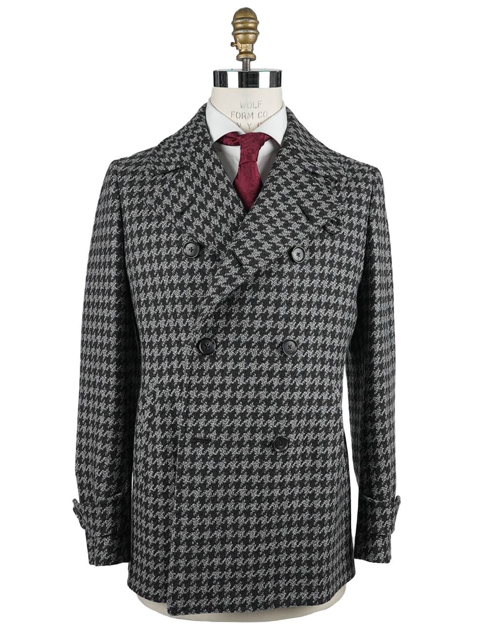 Isaia Isaia Gray Wool Cashmere Coat Gray 000