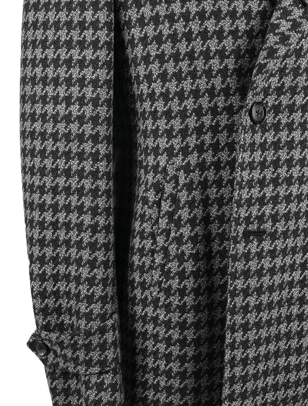Isaia Gray Wool Cashmere Coat