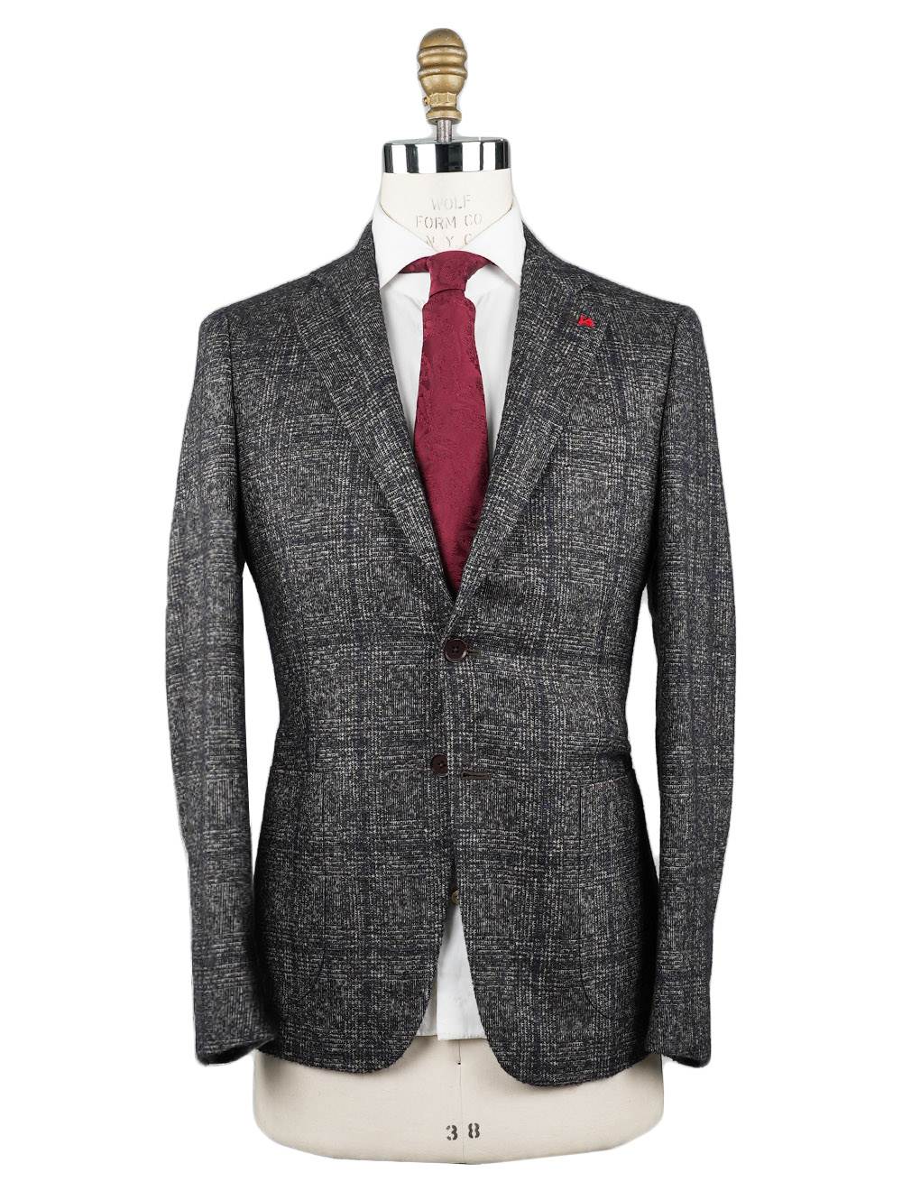 Isaia Isaia Multicolor Alpaca Wool Pa Blazer Multicolor 000