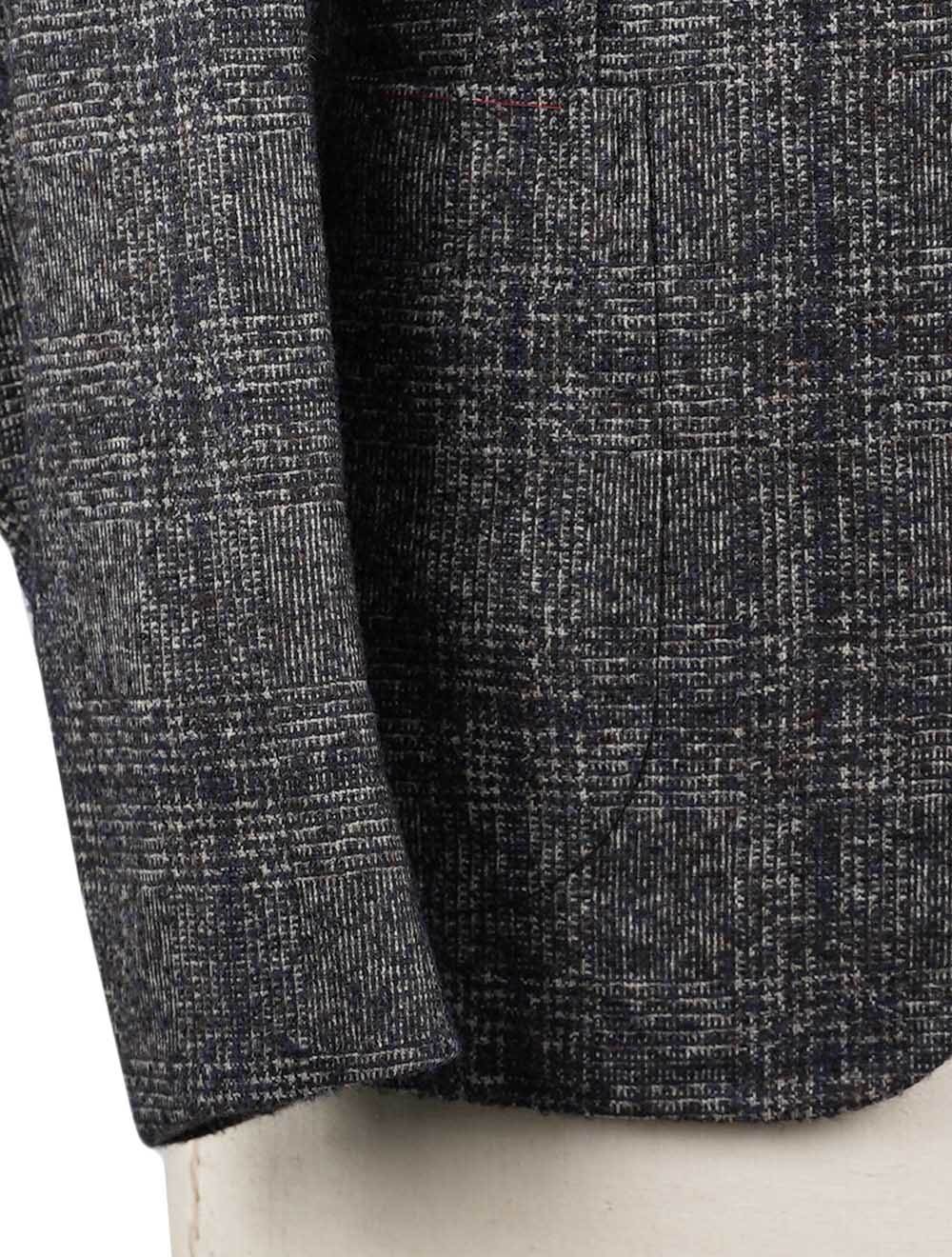 Isaia Multicolor Alpaca Wool Pa Blazer