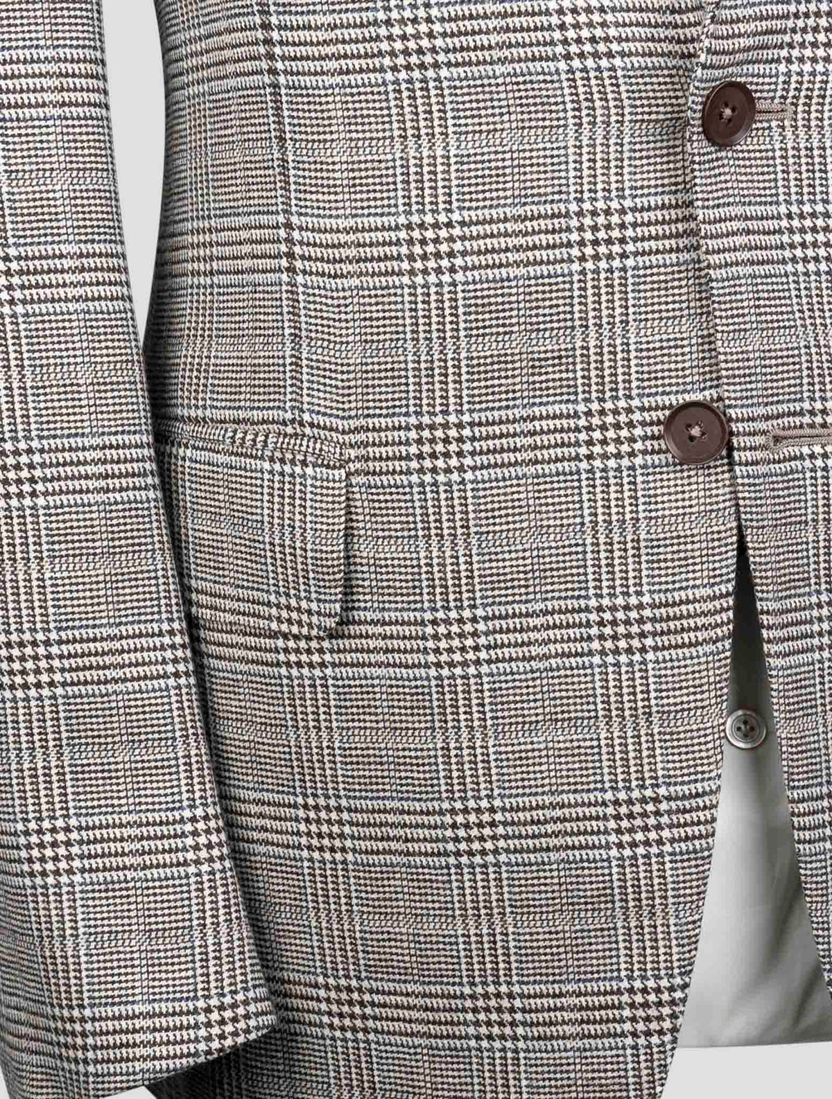 Isaia Multicolor Wool Blazer