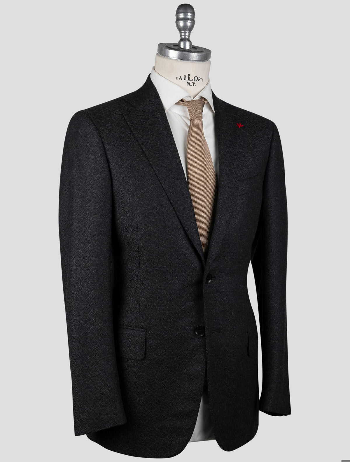 Isaia Isaia Dark Gray Wool Blazer Dark gray 001