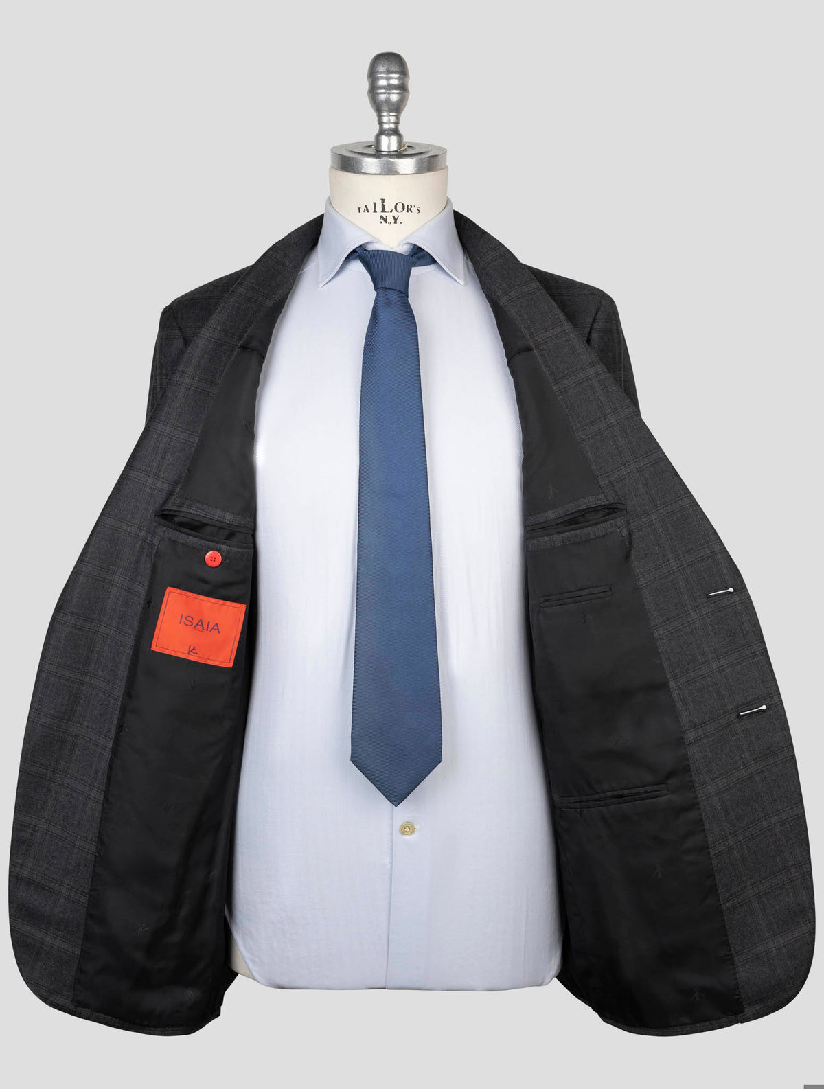 Isaia Gray Wool Suit