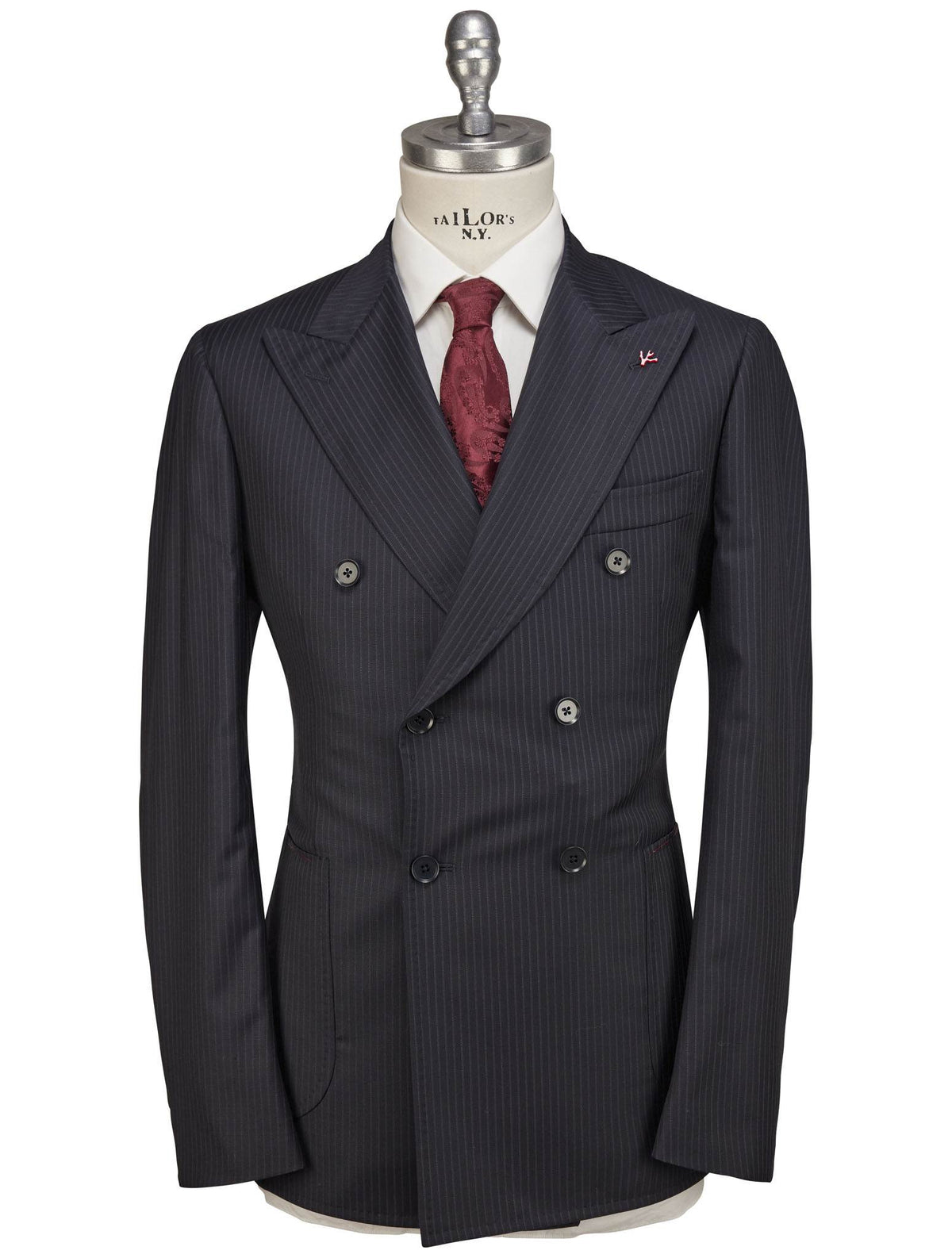 Isaia Blue Wool Suit