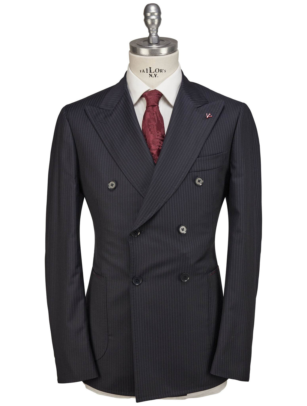 Isaia Isaia Blue Wool Suit Blue 000