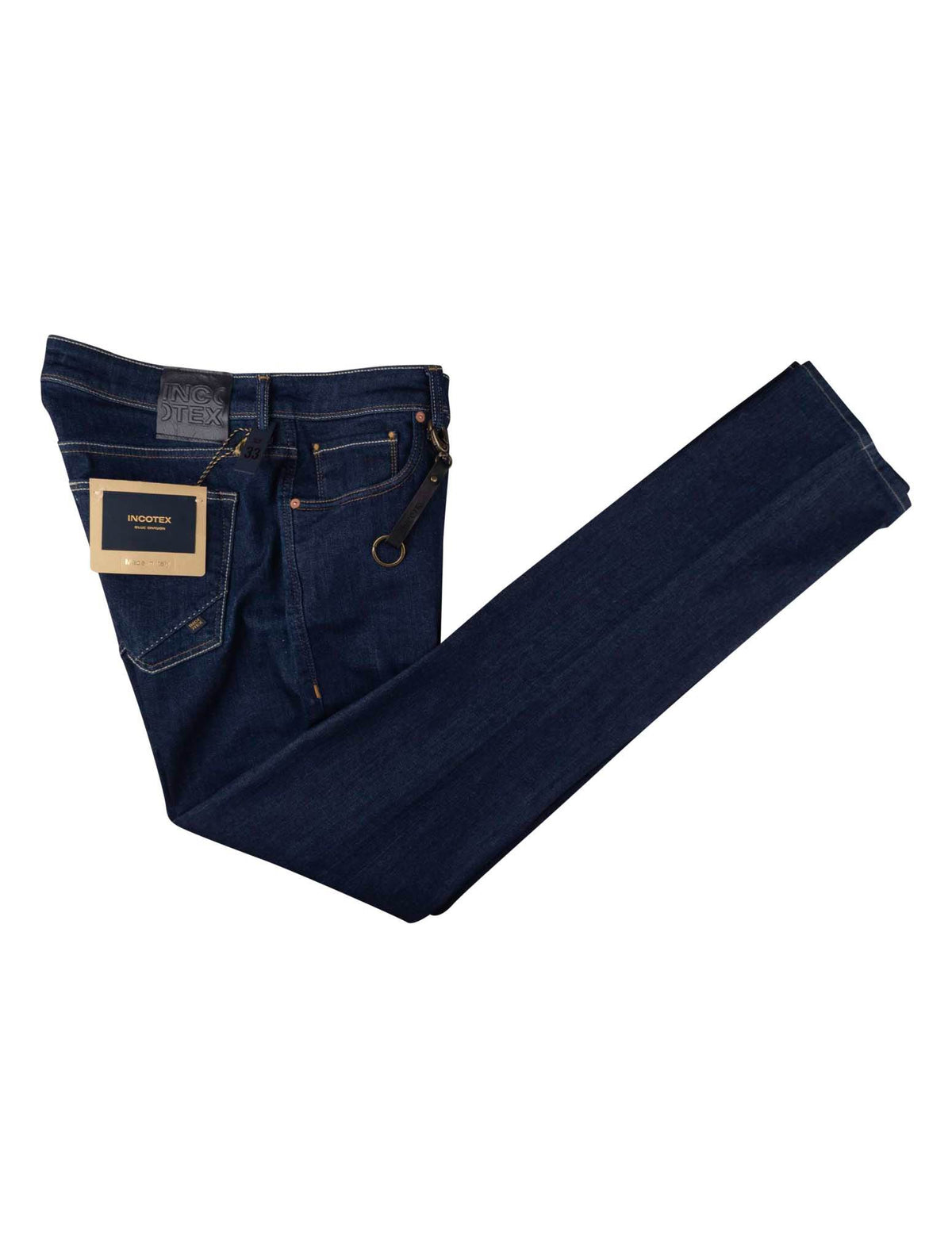 Incotex Blue Cotton Els Ea Jeans