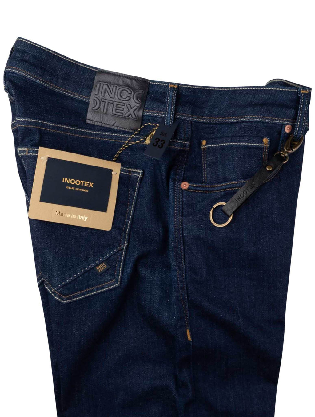 Incotex Blue Cotton Els Ea Jeans