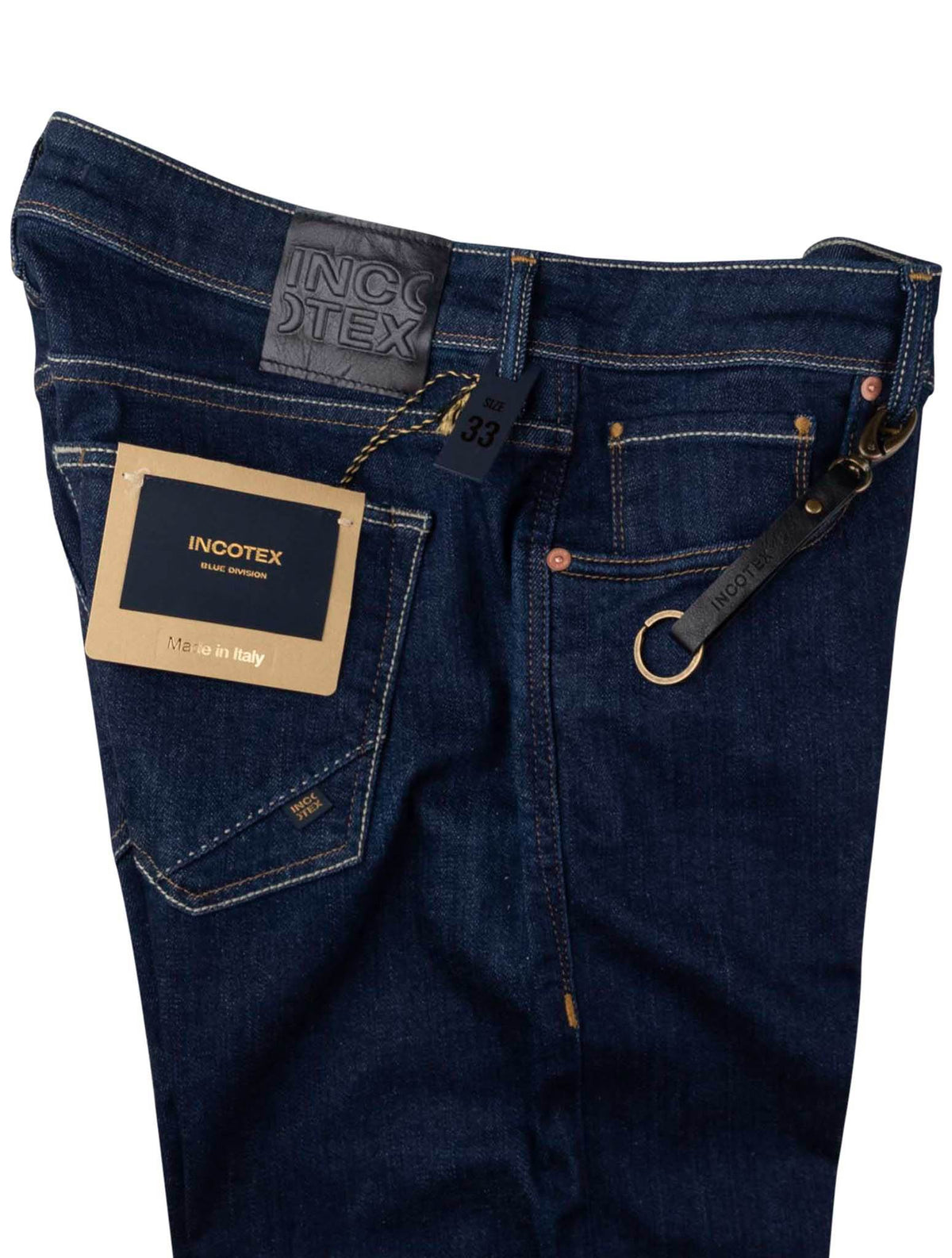 Incotex Blue Cotton Els Ea Jeans