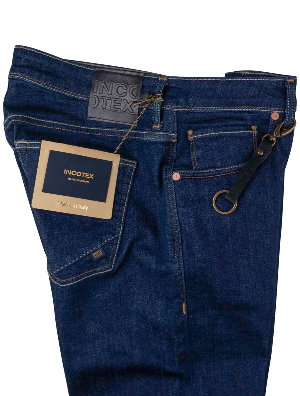 Incotex Blue Cotton Els Ea Jeans