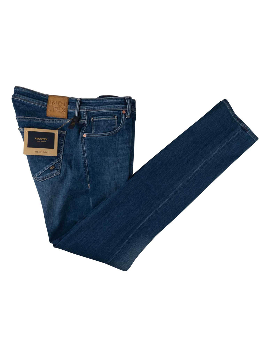 Incotex Blue Cotton Els Ea Jeans