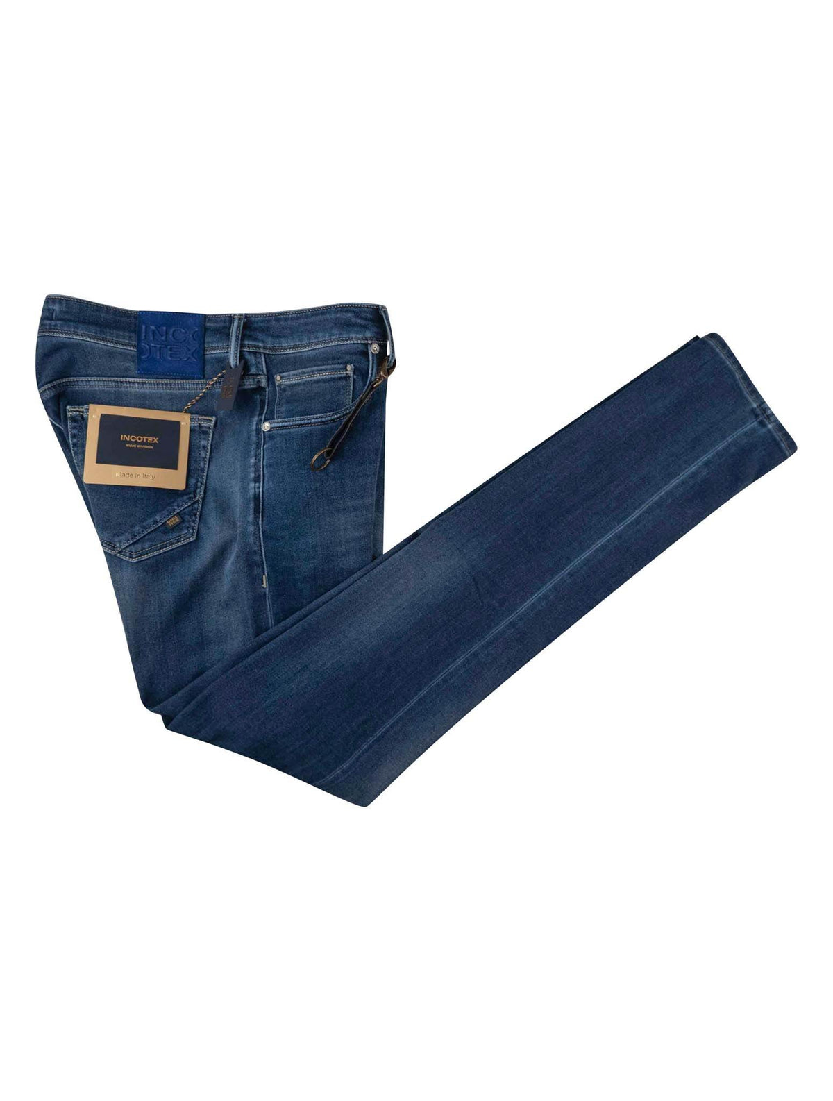 Incotex Blue Cotton Pl Ea Jeans