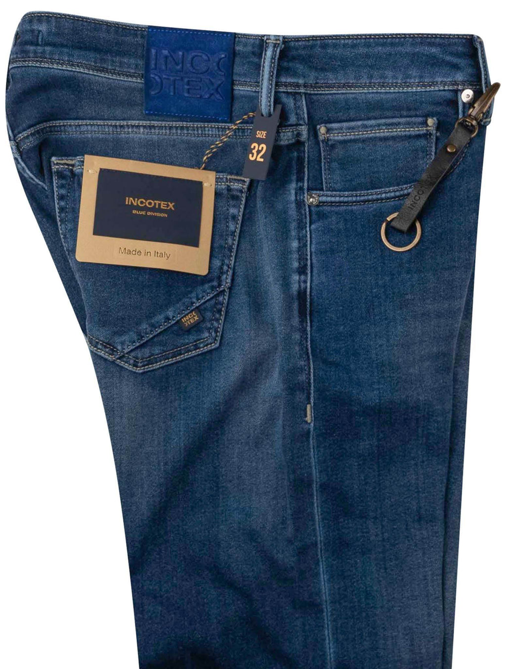 Incotex Blue Cotton Pl Ea Jeans