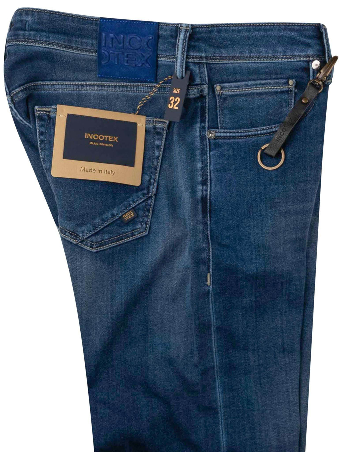 Incotex Blue Cotton Pl Ea Jeans