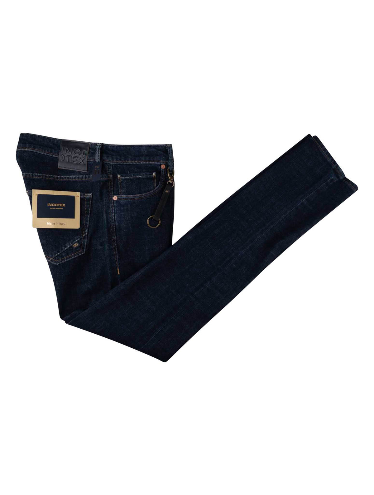 Incotex Dark Blue Cotton Ea Jeans