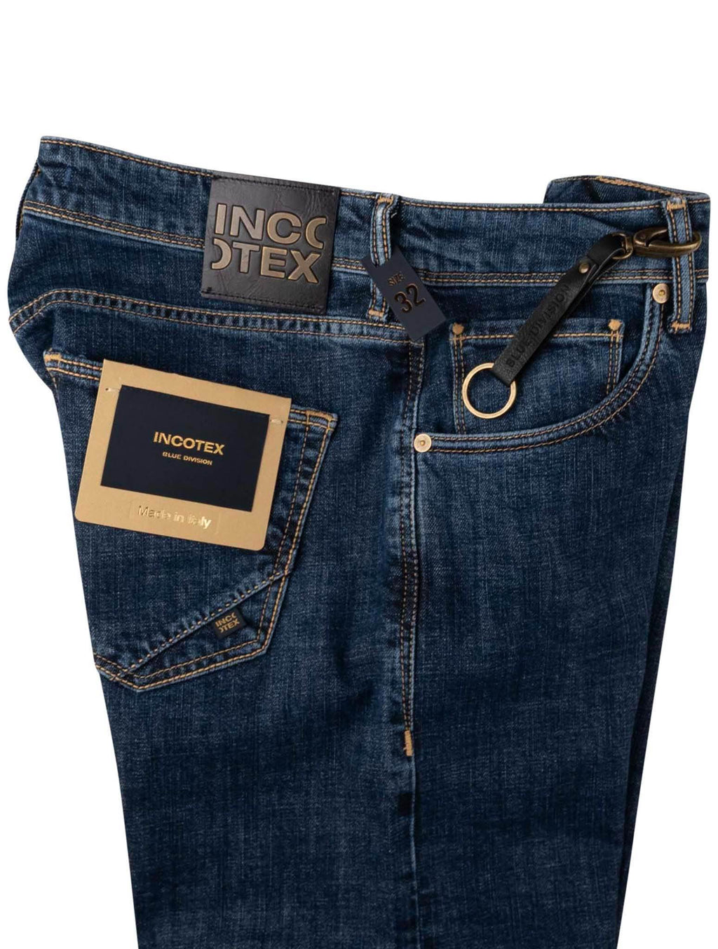 Incotex Blue Cotton Ea Jeans