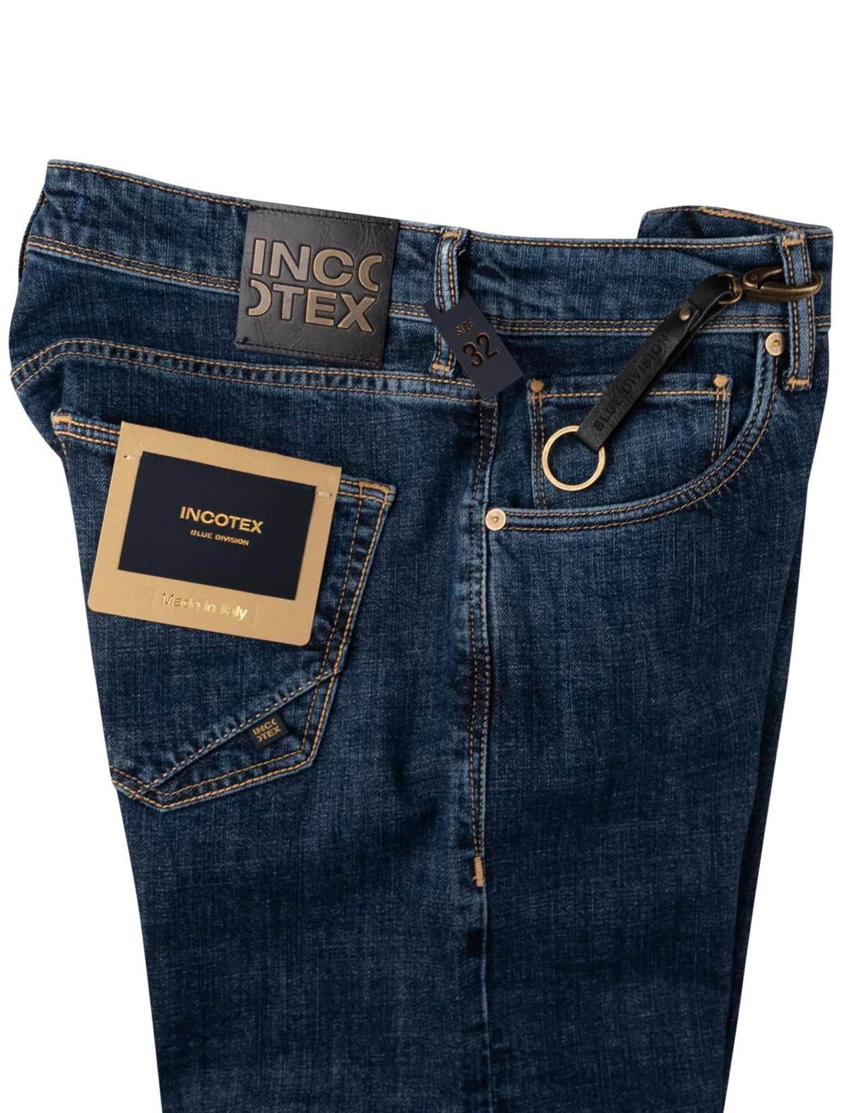 Incotex Blue Cotton Ea Jeans