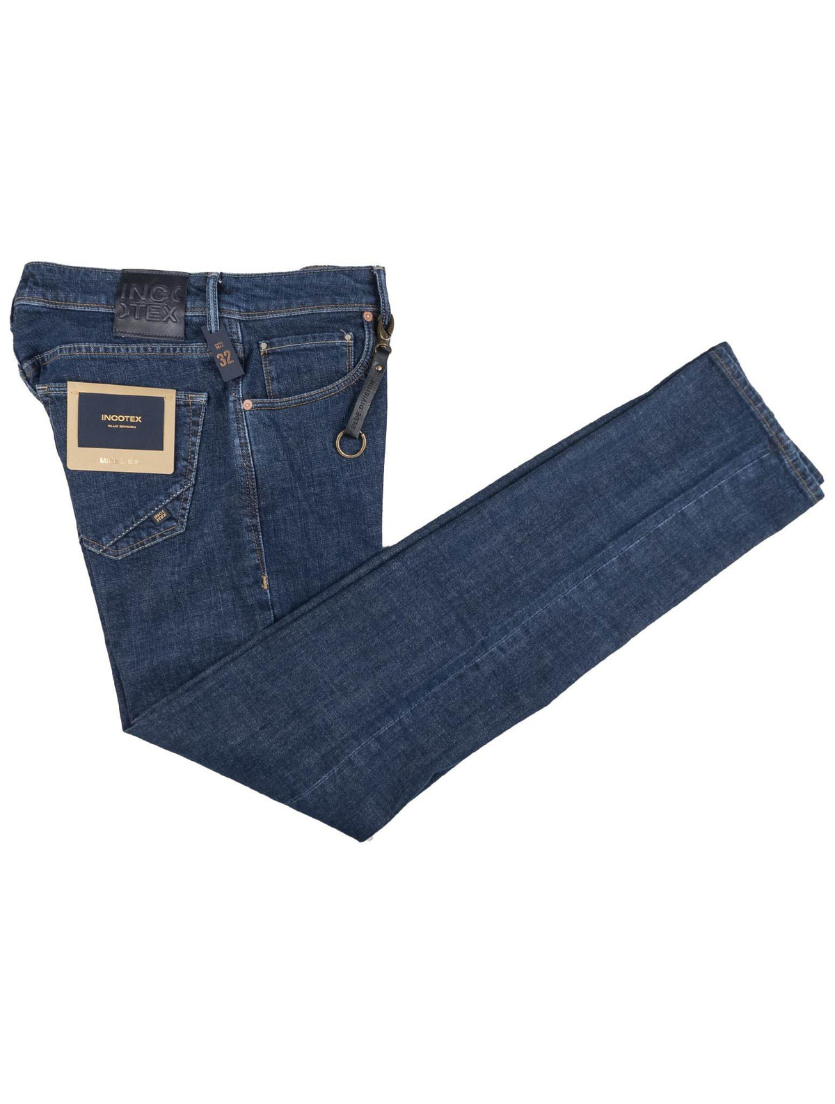 Incotex Dark Blue Cotton Ea Jeans